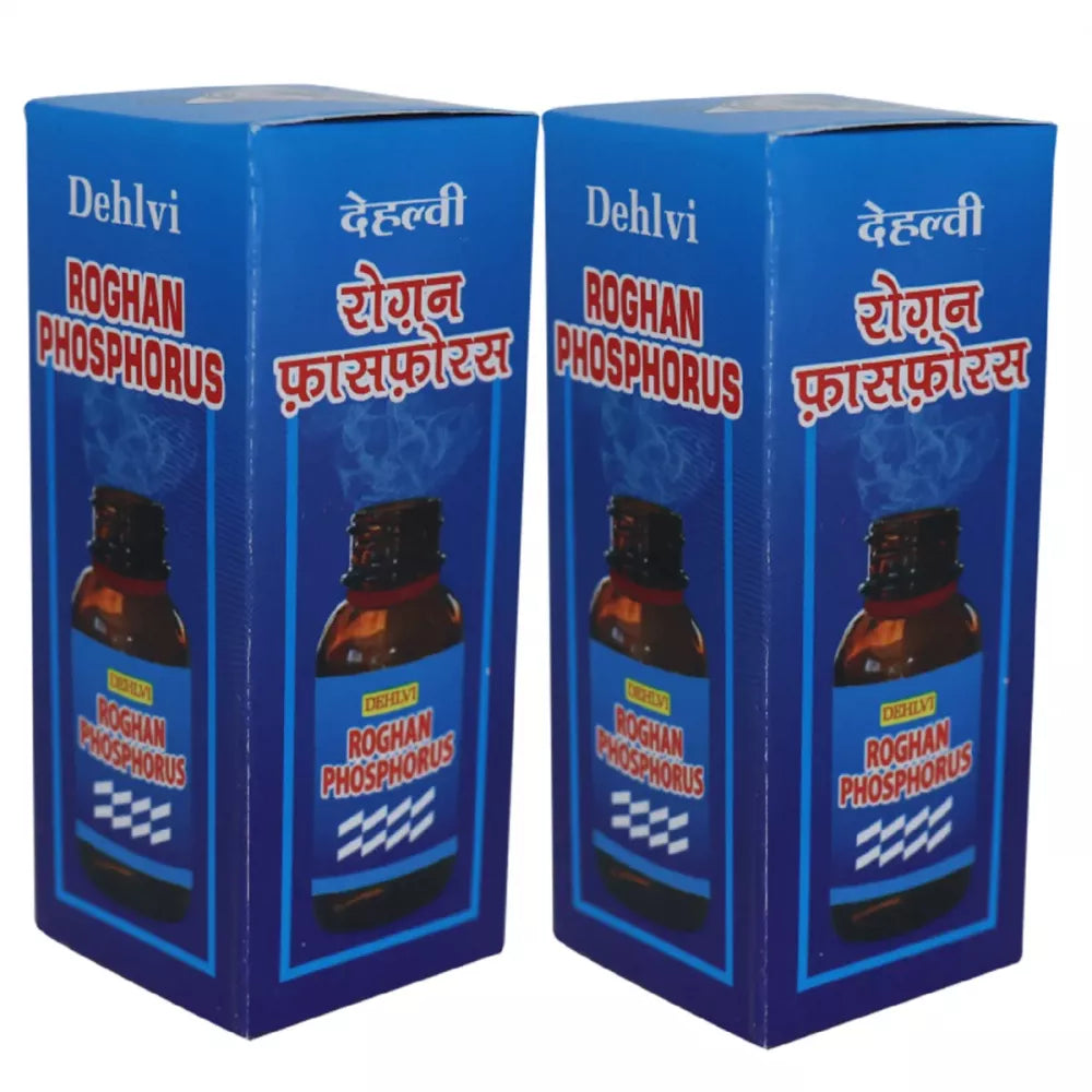 Dehlvi Ambar Roghan Phosphorus - 30 ml (Pack of 2)
